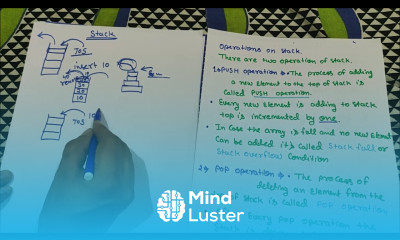 Stack in data structure Type of operation in stack push and pop operation Hindi