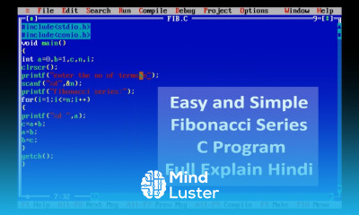 Explain Fibonacci Series in C program Easy and simple program in Hindi