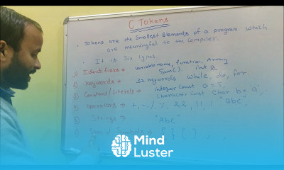 Tokens in C Programming Type of Tokens for beginners