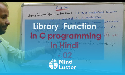 Library function in c programming in Hindi 02 Learn Code