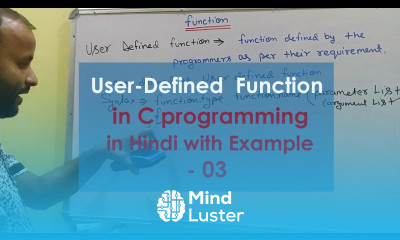 What is User defined function in C Programming with example in Hindi 03 Function in C Learn Code