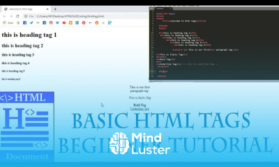 Basic html tags in Hindi beginner Website Designing tutorial 02