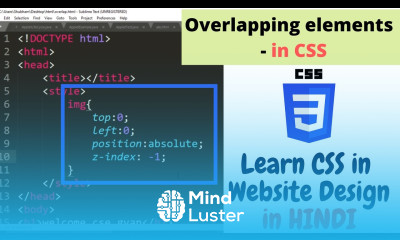 2 16 Overlapping Elements with Z Index using CSS Website Designing in Hindi Easy CSS tutorial