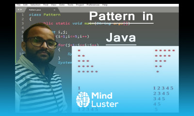 Java program to print patterns of Stars and Numbers Java tutorials 25