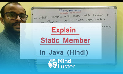 Static member in Java with example Hindi Java beginners 35