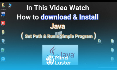 Download and Install Java set Java Jdk Path Run first Java program in Hindi