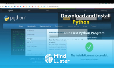 How to download and install Python in windows 10 Run your first Python program