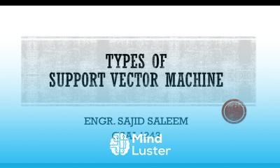 Types of Support Vector Machine
