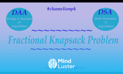 Fractional Knapsack Greedy Approach Example Urdu Hindi