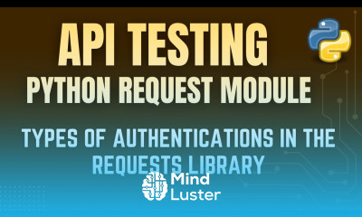 API Testing with Python Request Module Types Of Authentications in Request Library by Mr Madan