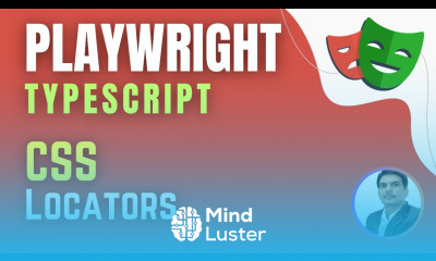 Playwright with TypeScript CSS Locators Session 5