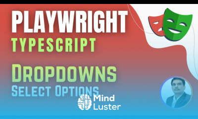 Playwright with TypeScript Actions Handle Dropdowns Select Options Part1 Sessions 7