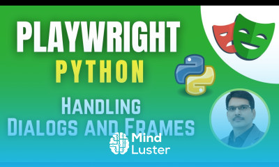 Playwright with Python Pytest Handling Dialogs and Frames in Playwright Session 11