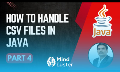 Handling CSV Files in Java Writing Reading CSV File Part 4