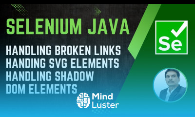 Session 39 Selenium with Java Handling Broken Links SVG Elements Shadow DOM