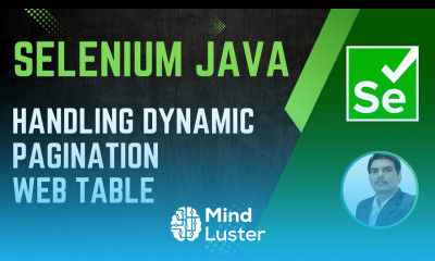 Session 33 Selenium with Java Handling Dynamic Pagination Web Table