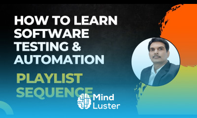 How To Learn Software Testing Automation Playlists Sequence
