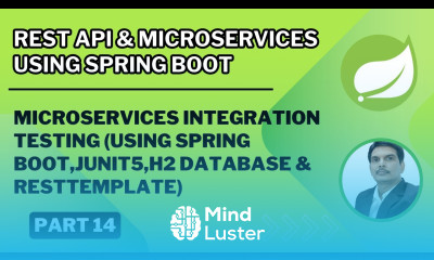 Part 14 Rest API Microservices Integration Testing Spring Boot JUnit5 H2 Database RestTemplate