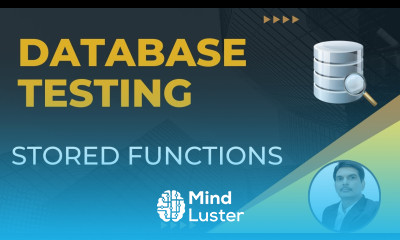 Part9 Database Testing Stored Functions Testing How To Test Stored Functions