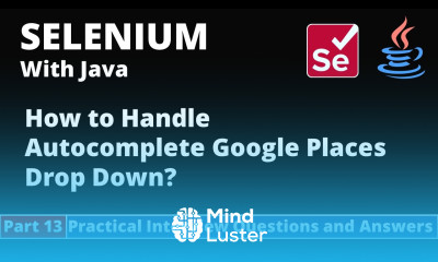 Part13 Selenium with Java Tutorial Practical Interview Questions and Answers DropDowns