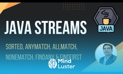 Java Streams Part 6 Sorted anyMatch allMatch noneMatch findAny findFirst Hands On