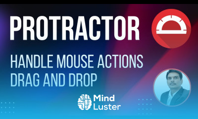 Part 18 How To Handle Mouse Actions in Protractor Drag and Drop