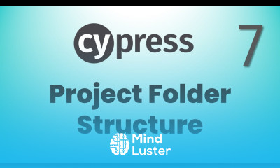 Part 7 Cypress Project Folder Structure Visual Studio Code Editor