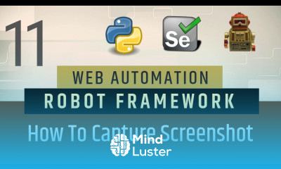 Part 11 How to Capture Element Full Page Screenshot RobotFramework Selenium with Python