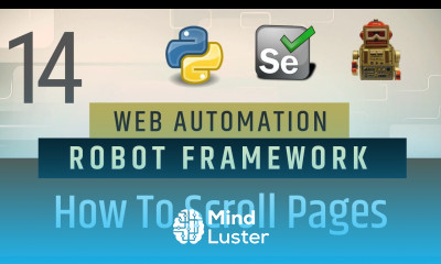 Part 14 Scrolling Page using JavaScript executor in Robot Framework Selenium with Python