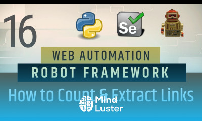Part 16 How to Count Extract Link Texts in Robot Framework Selenium with Python