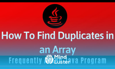 Frequently Asked Java Program 19 How To Find Duplicate Elements in Array