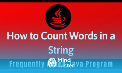 Frequently Asked Java Program 27 How To Count Words in a String