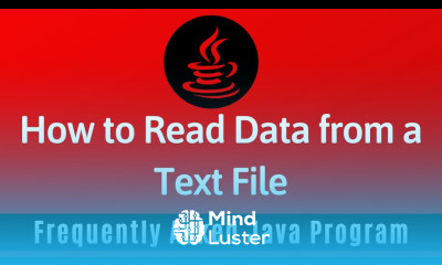 Frequently Asked Java Program 29 How To Read Data From Text File