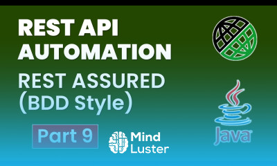 Tutorial 9 API Webservices Testing using RestAssured BDD Serialization De serialization JSON