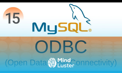 SQL Tutorial 15 ODBC Open Database Connectivity with MySQL