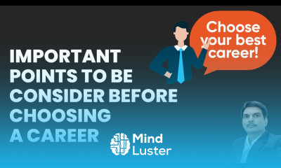 Important Points To Be Consider Before Choosing Career