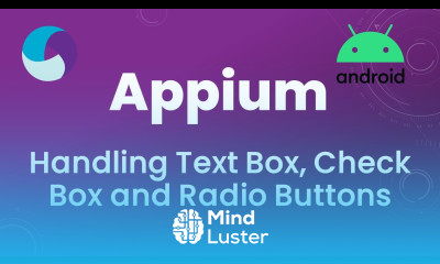 Appium Tutorial 18 Handling Text Box Check Box and Radio Buttons in Android App