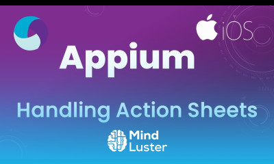 Appium Tutorial 25 Handling ActionSheets in iOS App