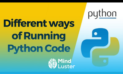 Python Tutorial 2 Installing Python Different ways of Running Python Code