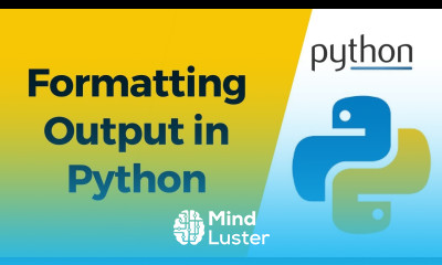 Python Tutorial 7 Formatting Output in Python using and { }