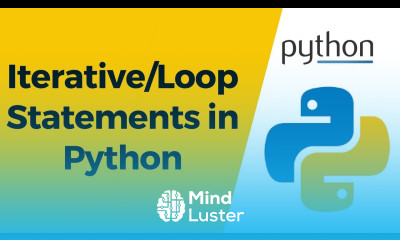 Python Tutorial 9 Iterative Loop Statements in Python