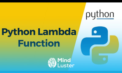 Python Tutorial 29 Lambda Function in Python