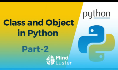 Python Tutorial 20 Class and Object in Python Part 2
