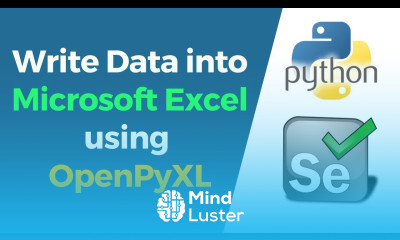 Selenium with Python Tutorial 25 How to write data into Excel using OpenPyXL Data Driven Testing
