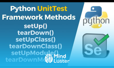 Selenium with Python Tutorial 31 Python UnitTest Framework Methods