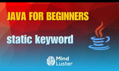 Java Tutorial 8 static keyword SOP statement