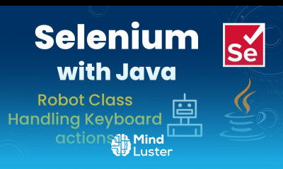 Robot Class in Selenium WebDriver Handle Keyboard Events in Selenium