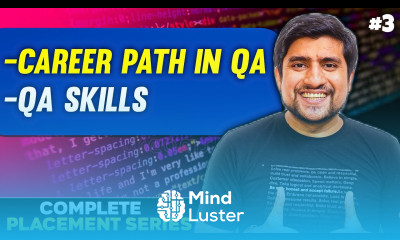 Lecture 3 QA Skills Career Path in QA Complete Placement Course For Software Testing
