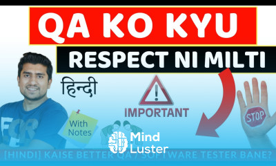 QA Software Tester Ko Respect KYU NAHI MILTI