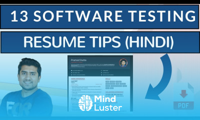 How to Create Software Testing Resume Hindi Mein With Template Download